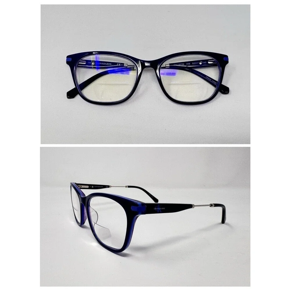 Calvin Klein CKJ18706 Eyeglass Frames Only 52-17-140 Blue 408